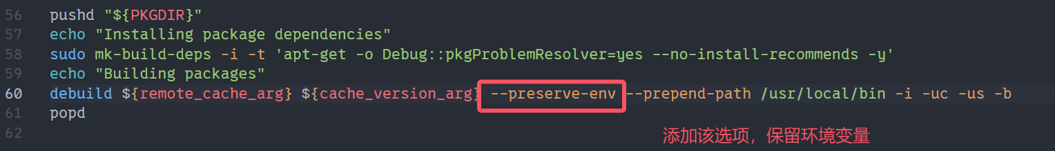preserve-env